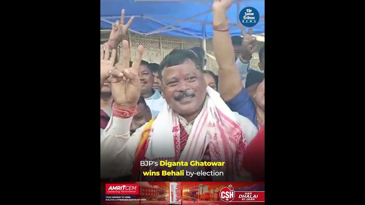 BJPs Diganta Ghatowar wins Behali by-election