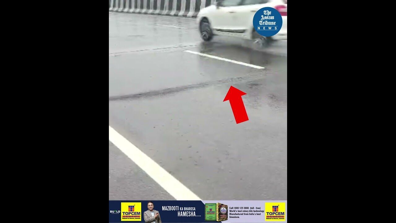 Cracks spotted on Garchuk Flyover within six months of inauguration