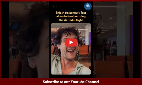 British Passengers last video before boarding the Air India Flight that crashed