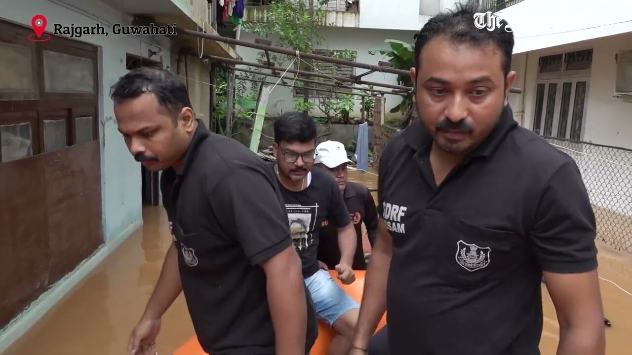 SDRF pressed into rescue operations in Guwahati’s Rajgarh