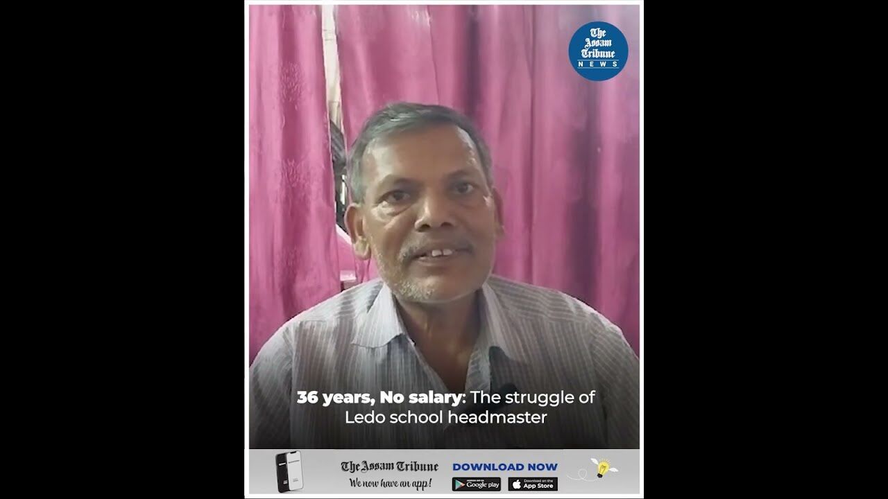 36 years No salary: The struggle of Ledo school headmaster