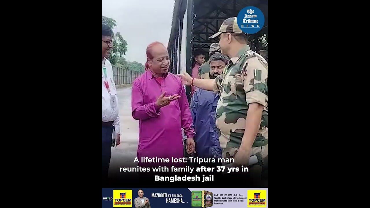 A lifetime lost: Tripura man reunites with family after 37 yrs in Bangladesh jail