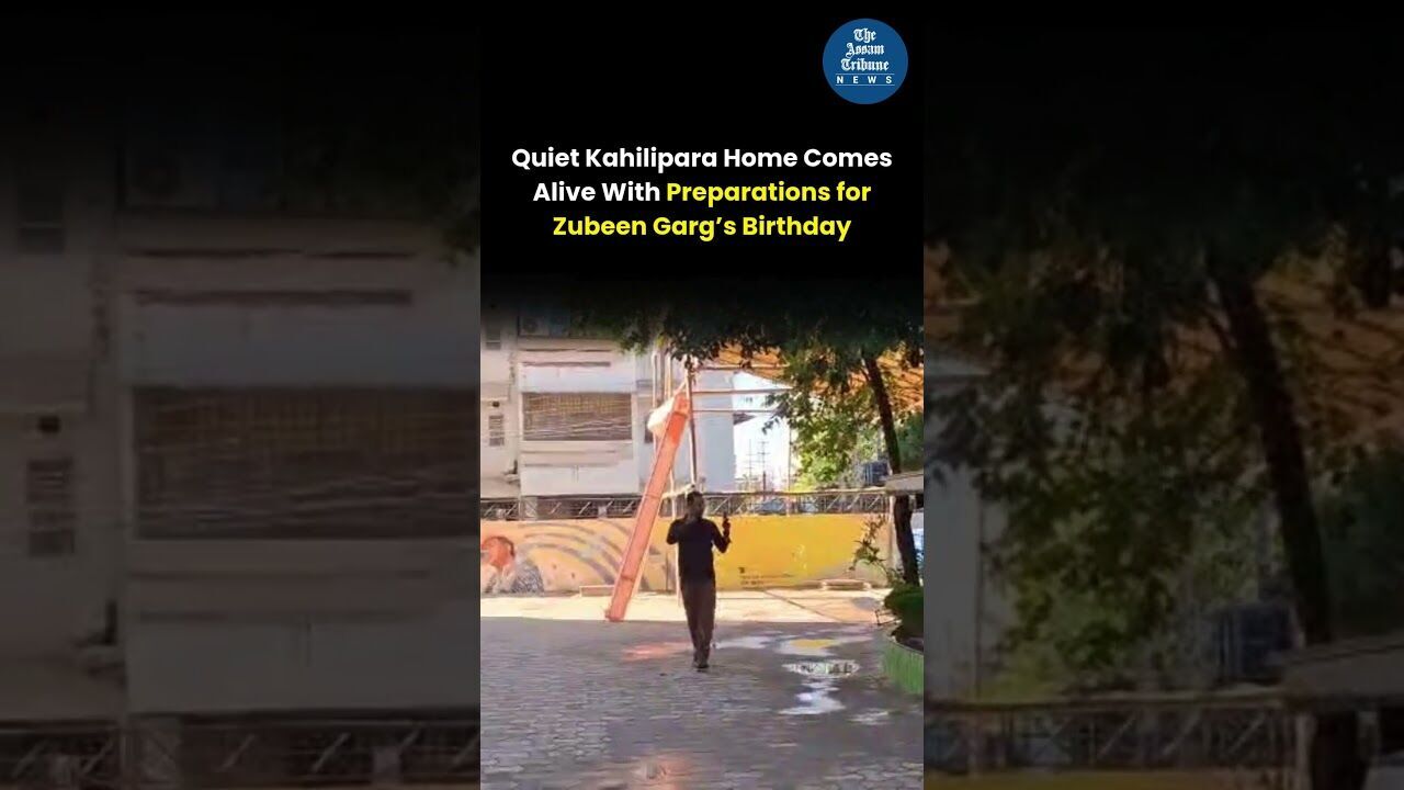 Quiet Kahilipara Home Comes Alive With Preparations for Zubeen Garg’s Birthday