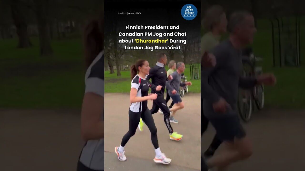 Finnish President and Canadian PM Jog and Chat about ‘Dhurandhar’ During London Jog Goes Viral