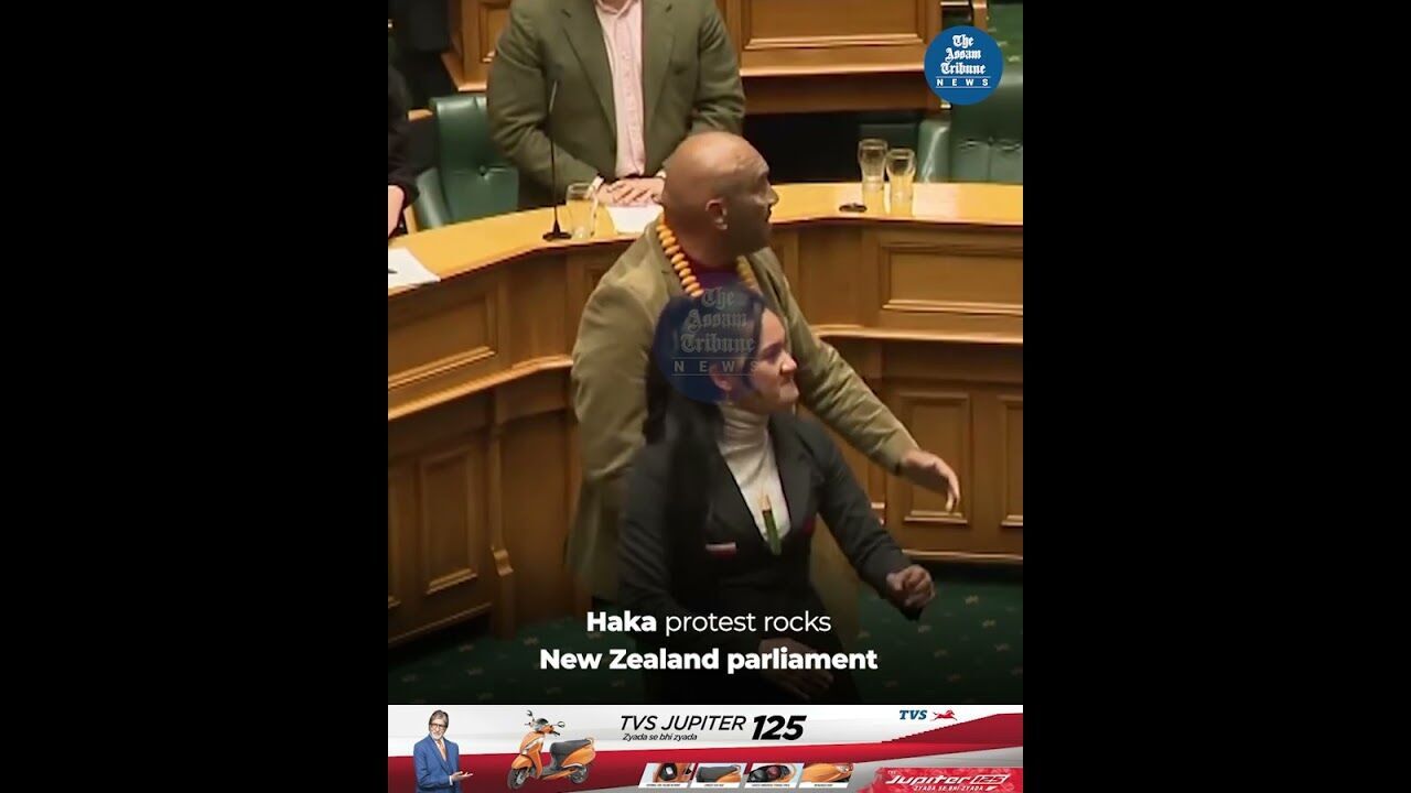 Haka protest rocks New Zealand parliament