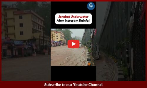 Waist Deep Water in Jorabat after Continuous Rain