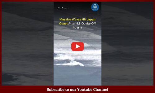 Massive Waves Hit Japan Coast After 8.8 Quake Off Russia