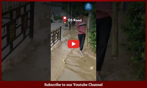 GS Road submerged after heavy rainfall