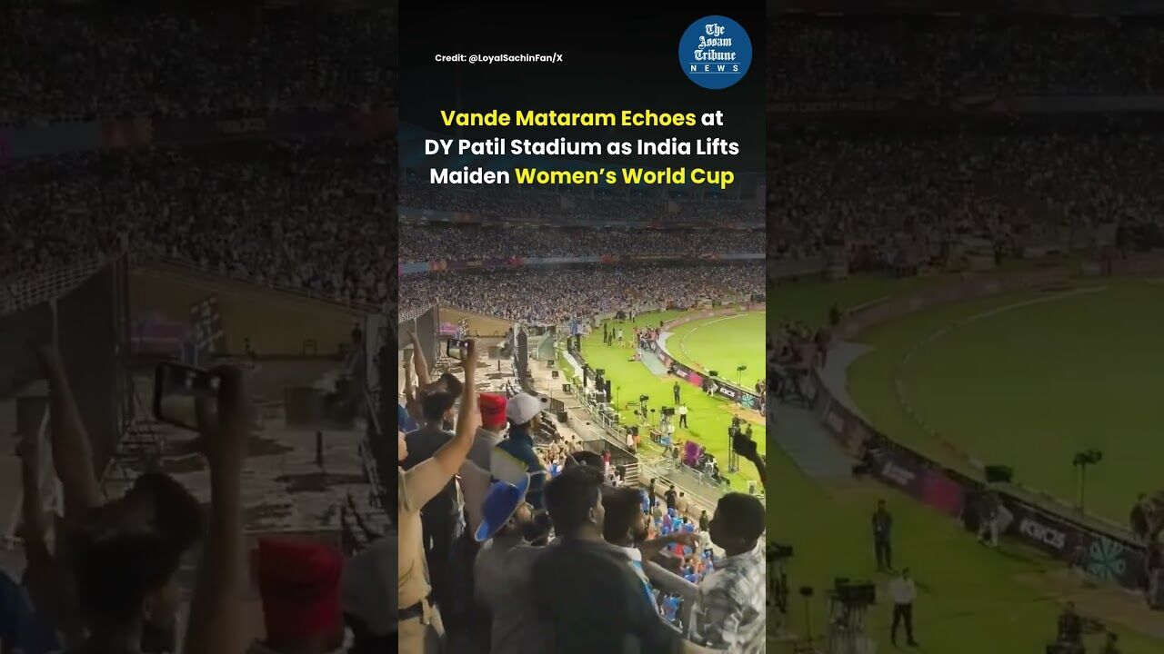 Vande Mataram Echoes at DY Patil Stadium as India Lifts Maiden Women’s World Cup