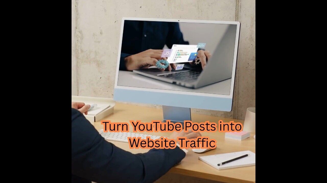 Turn YouTube Posts into Website Traffic! 💡 FREE Traffic from YouTube