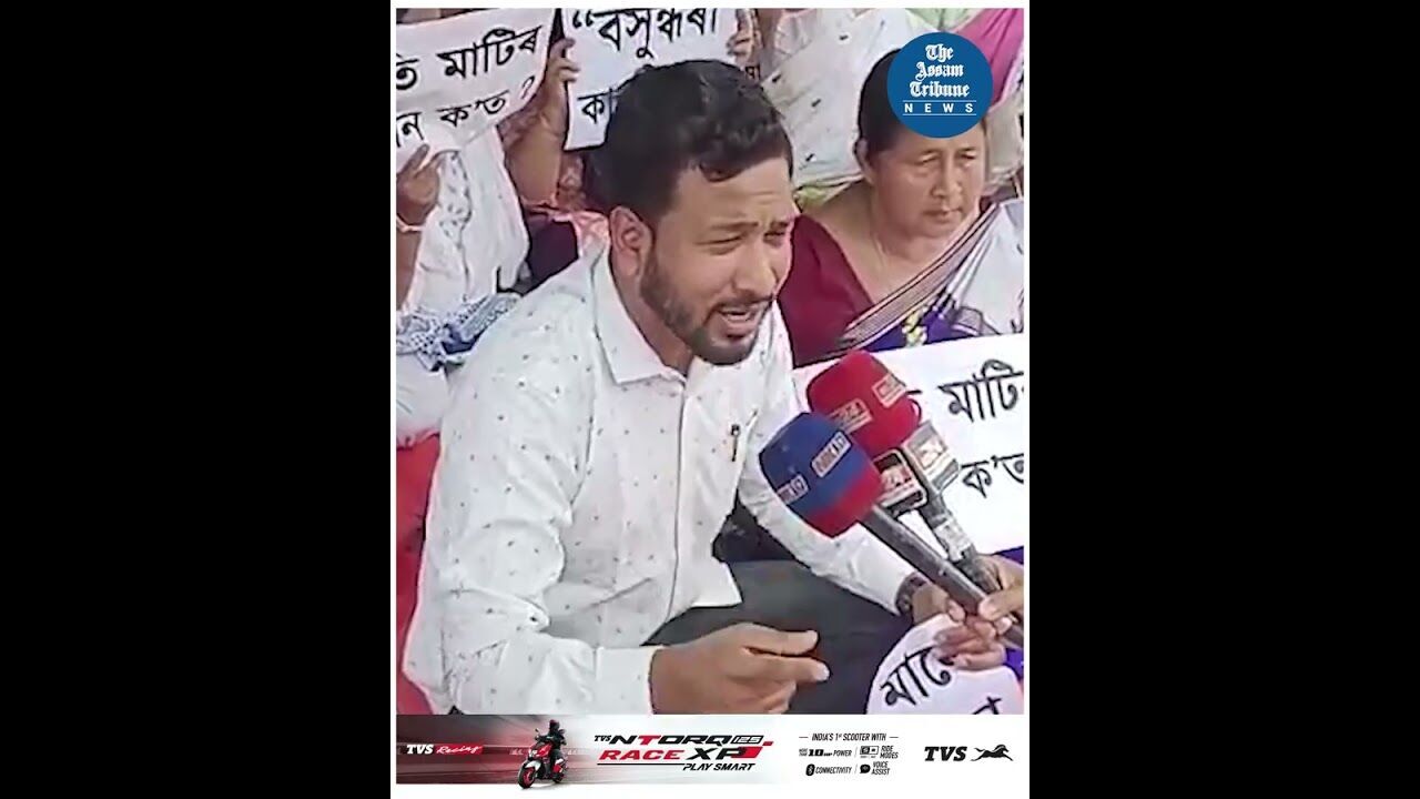 Displaced Silsako residents protest in Guwahati; demands compensation