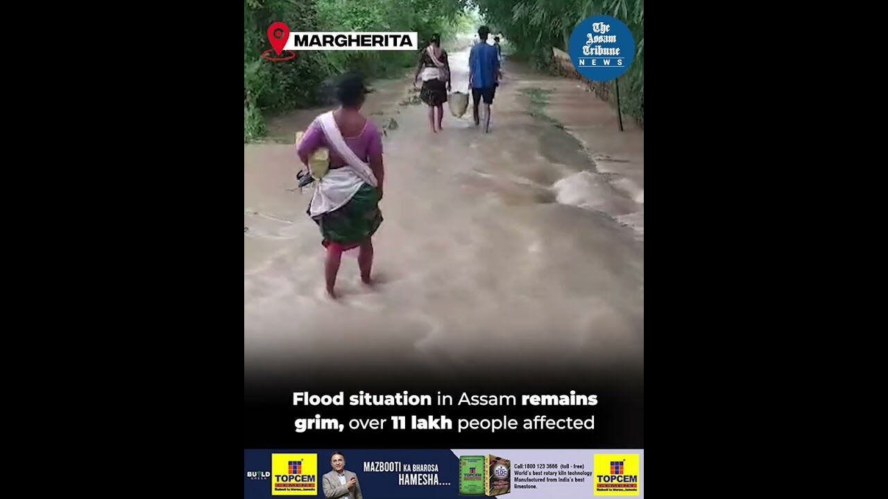 Flood situation in Assam remains grim, over 11 lakh people affected