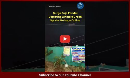 Durga Puja Pandal Depicting Air India Crash Sparks Outrage Online