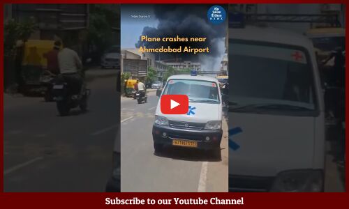 Plane Crashes near Ahmedabad Airport