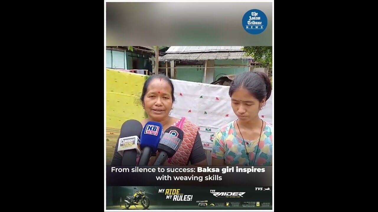 From silence to success: Baksa girl inspires with weaving skills