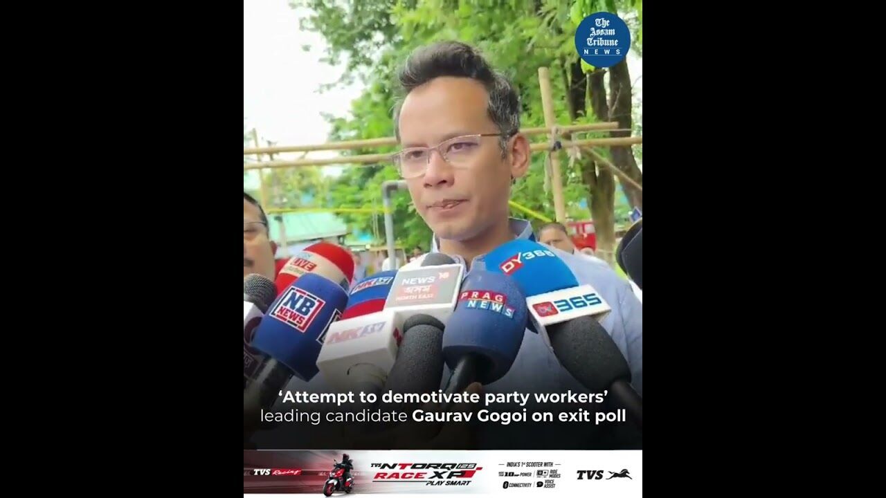 ‘Attempt to demotivate party workers’, leading candidate Gaurav Gogoi on exit poll
