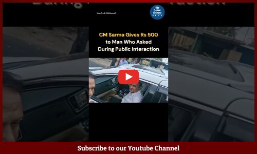 Assam CM gives Rs 500 to a man during public interaction