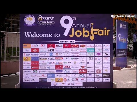 Assam down town University organises 9th annual job fair