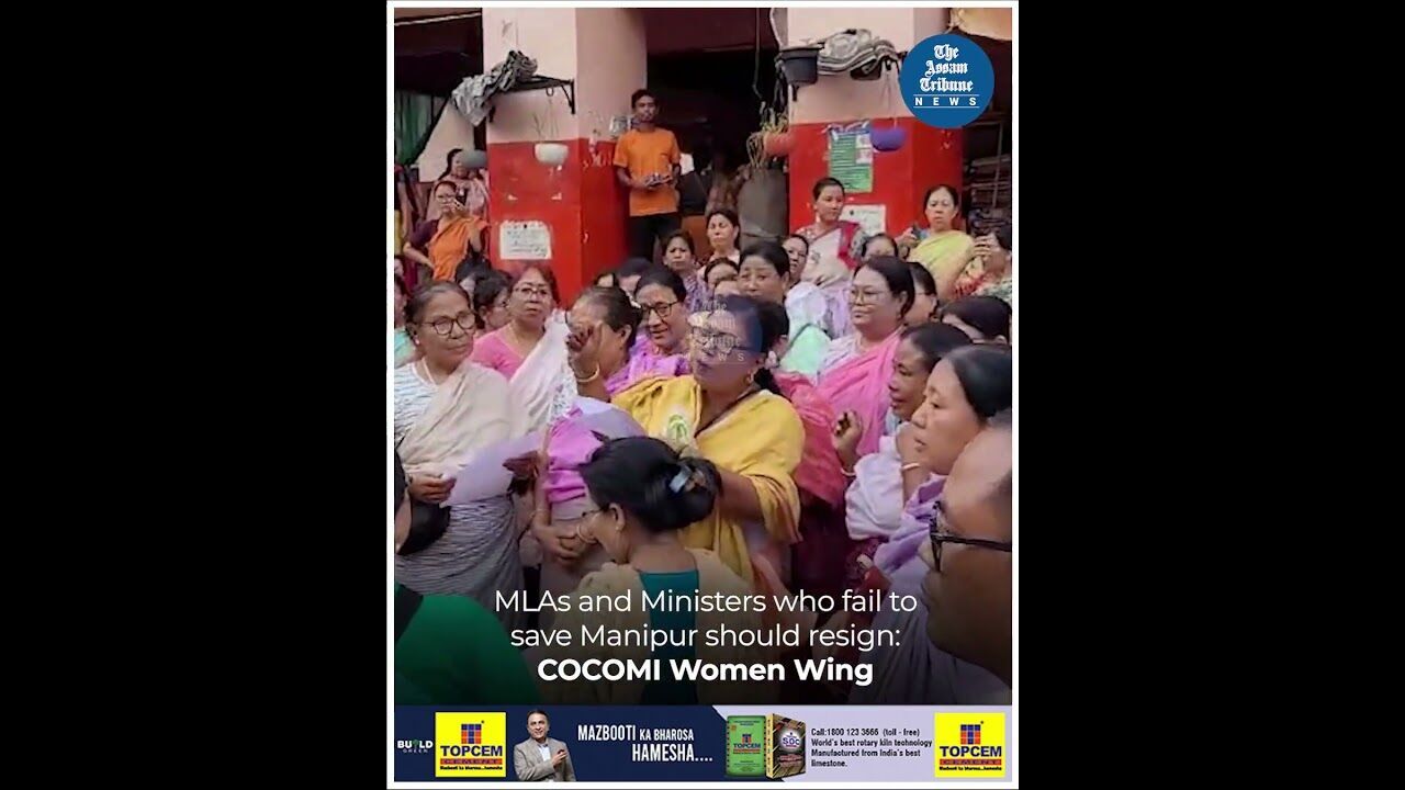 MLAs and Ministers who fail to save Manipur should resign: COCOMI Women Wing