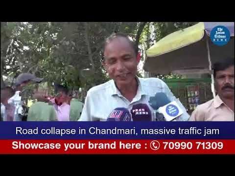 Unannounced GNB Flyover work brings traffic chaos to Chandmari