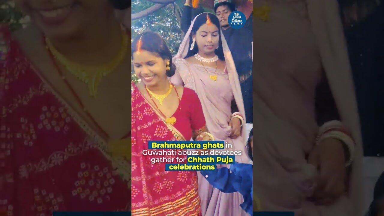 Brahmaputra ghats in Guwahati abuzz as devotees gather for Chhath Puja celebrations