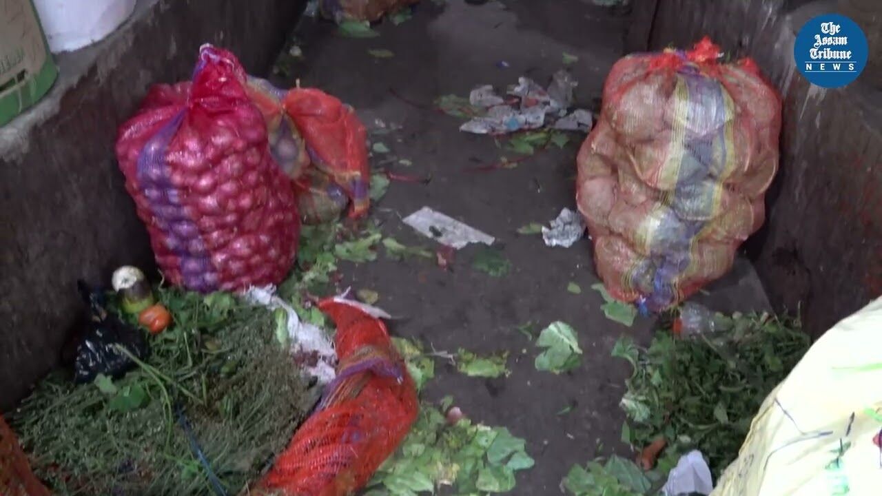 Leaking toilet pipe creates unbearable conditions at Fancy Bazaar market