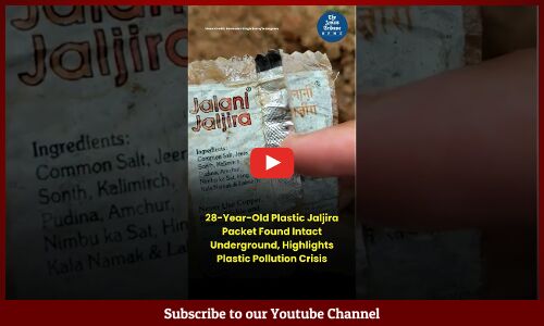 28-Year-Old Plastic Jaljira Packet Found Intact Underground, Highlights Plastic Pollution Crisis