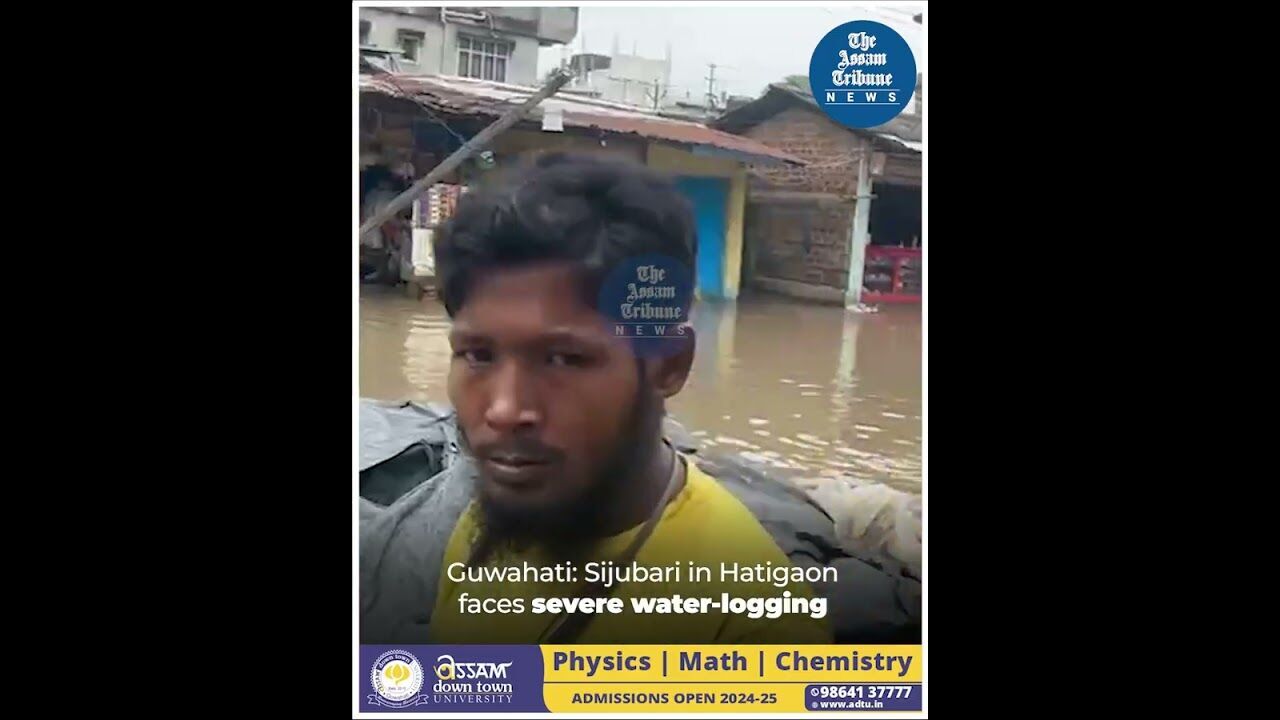 Guwahati: Sijubari in Hatigaon faces severe water-logging