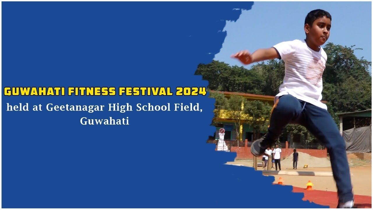 Guwahati Fitness Festival 2024 held at Geetanagar High School Field, Guwahati
