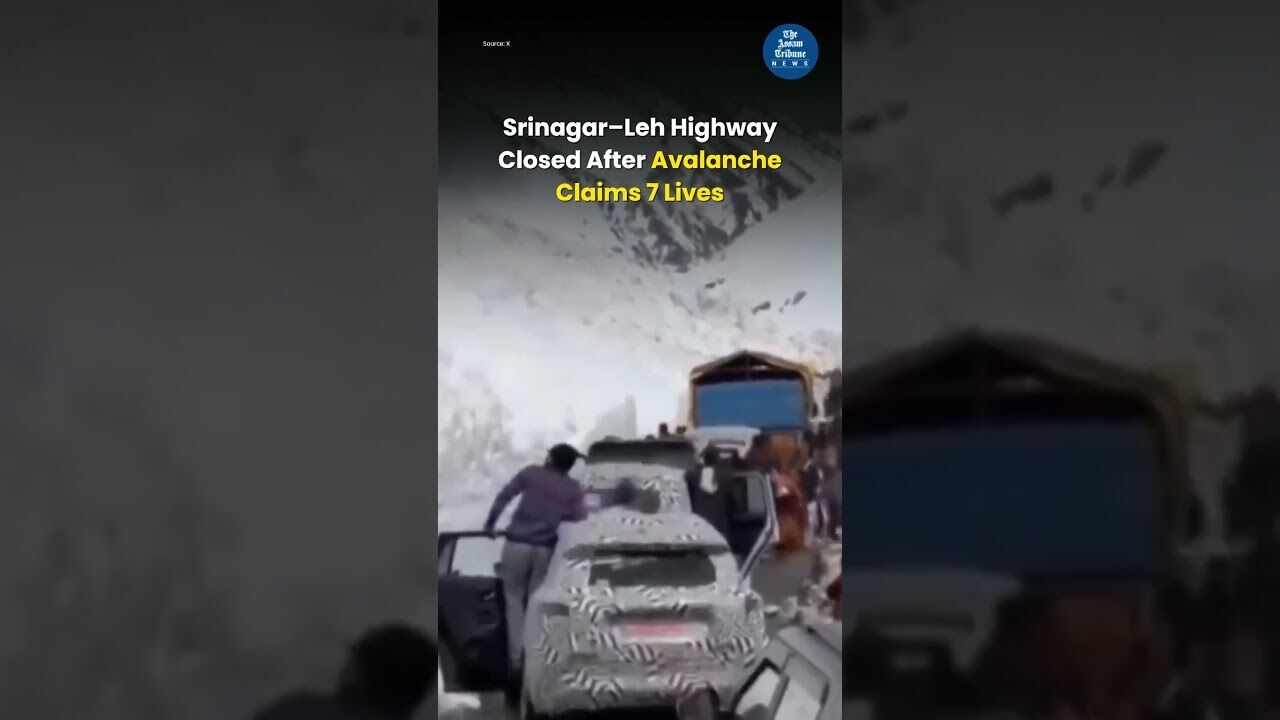 Srinagar–Leh Highway Closed After Avalanche Claims 7 Lives