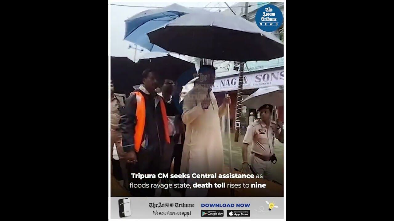 Tripura CM seeks Central assistance as floods ravage state, death toll rises to nine