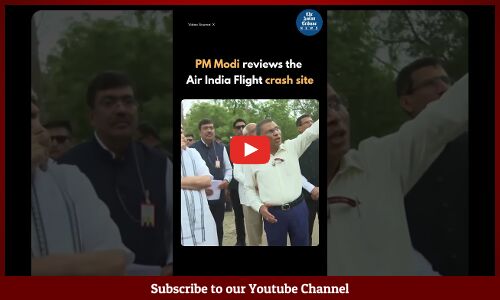 PM Modi visits Air India crash site in Ahmedabad