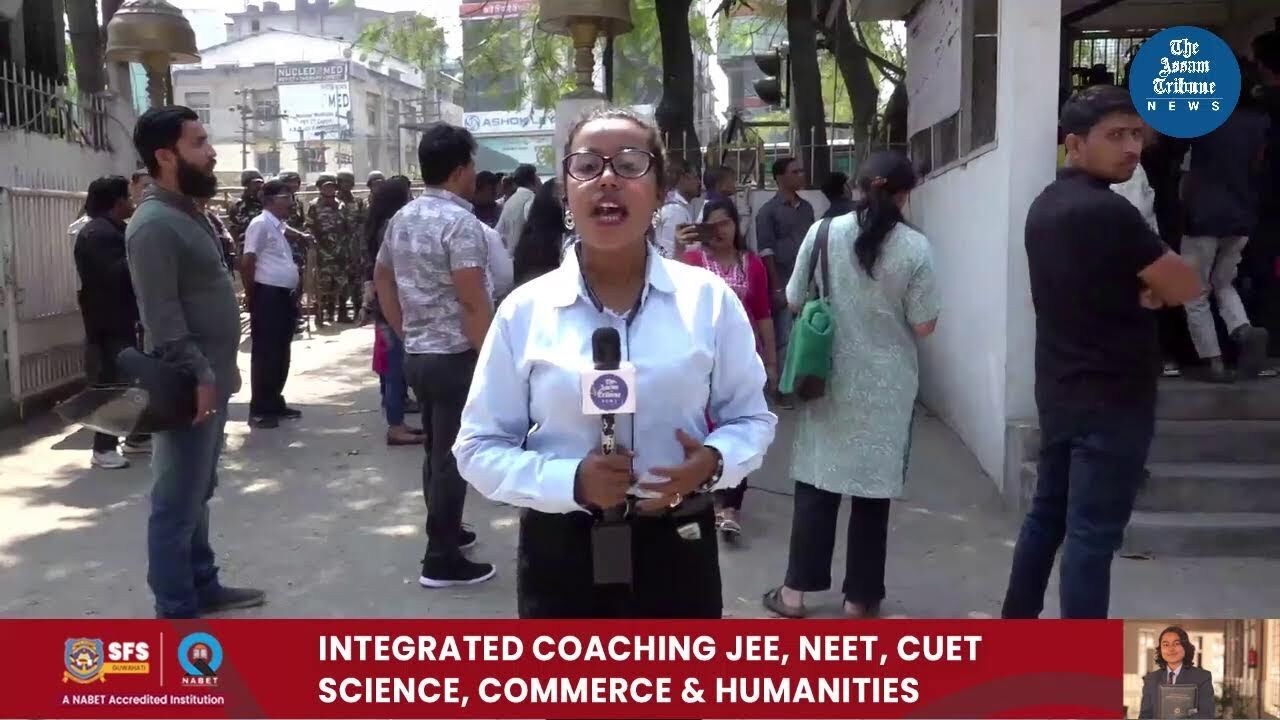 #LIVE | Protest erupts at Rajiv Bhawan in Guwahati