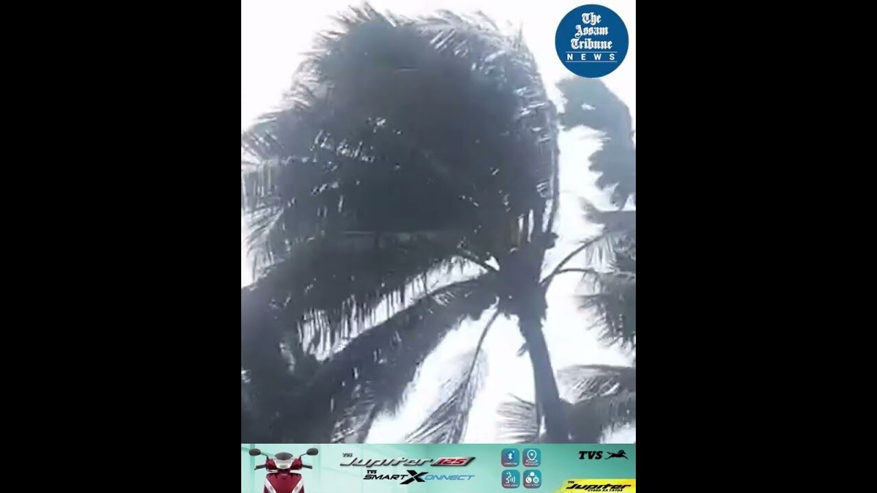 Incessant rain and gusty winds hit Assam following cyclone Remal’s landfall