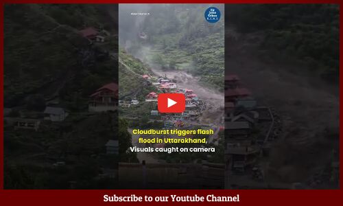 Massive cloudburst triggers flash floods inUttarakhand, visuals caught on camera