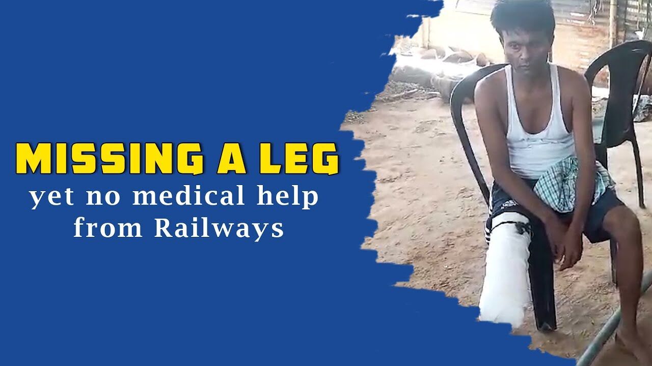 Missing a leg yet no medical help from Railways
