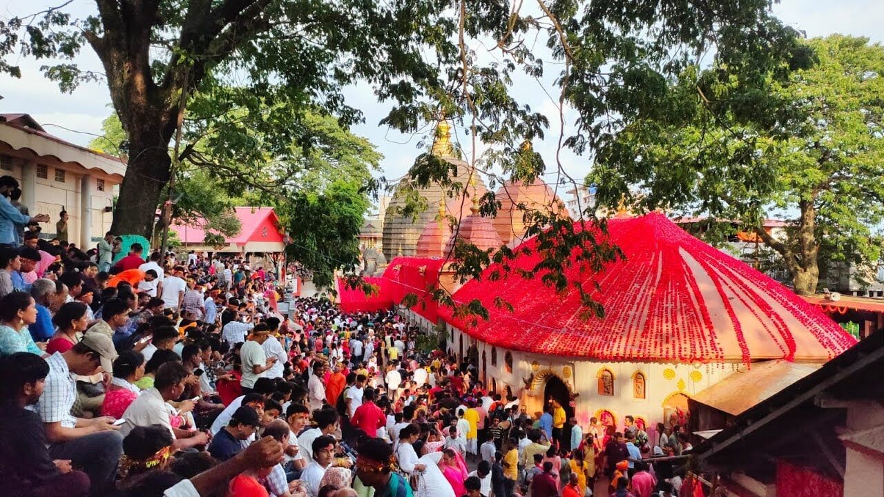 Devotees flock Nilachil hills on last day of Ambubachi Mela