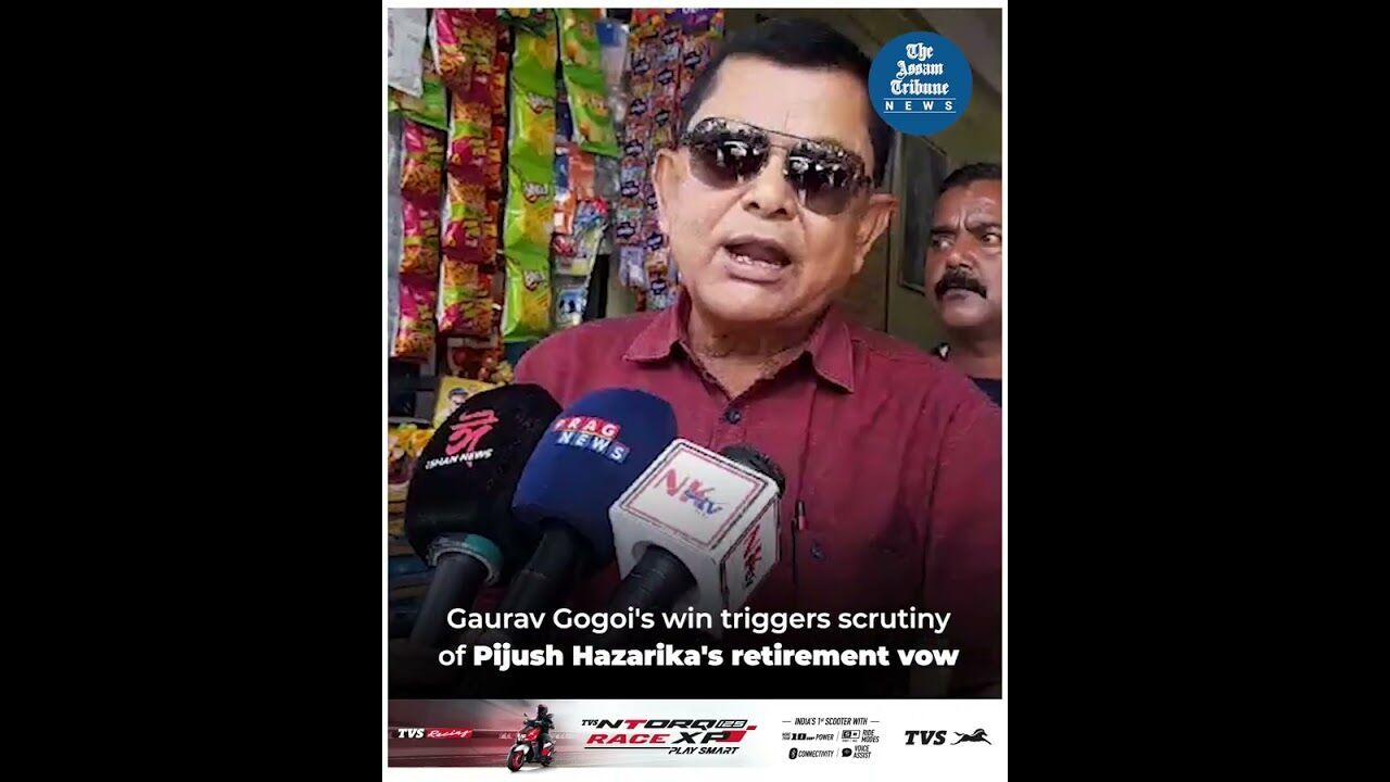 Gaurav Gogois win triggers scrutiny of Pijush Hazarikas retirement vow